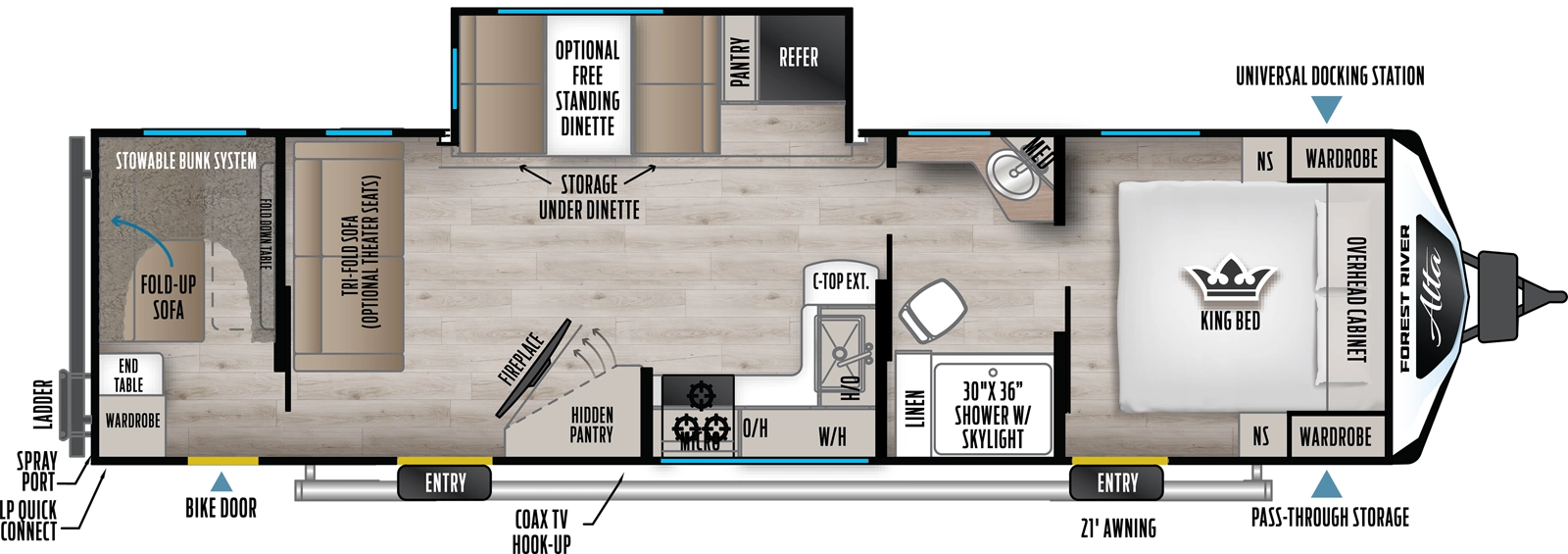 Alta 3010KBH Floorplan